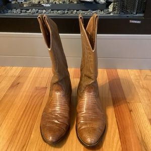 Nocona Size10 Lizard Skin Boots